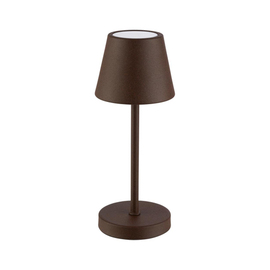 rechargeable table lamp MERLE MICRO brown H 200 mm product photo