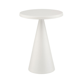 rechargeable table lamp CONE white H 180 mm product photo