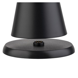 rechargeable table lamp CONE black H 180 mm product photo  S