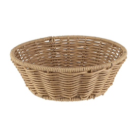 table basket | bread basket beige oval Ø 200 mm H 70 mm product photo