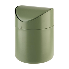 table bin SNAP stainless steel green 1.2 ltr | swing lid product photo
