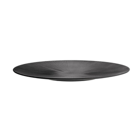 serving plate NERO melamine black Ø 500 mm H 35 mm product photo