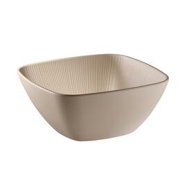 bowl NERO melamine beige square | 3.5 ltr L 250 mm x 250 mm H 110 mm product photo