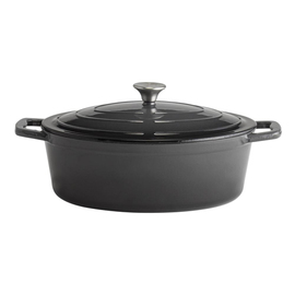 roasting pan with lid 5 STARS cast iron oval 5 ltr product photo