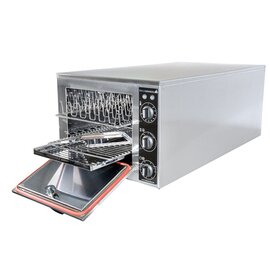 smoker Helia 48 stainless steel 230 volts 2500 watts L 850 mm W 450 mm H 350 mm product photo