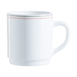 mug RESTAURANT VALERIE 29 cl tempered glass narrow colour rim product photo