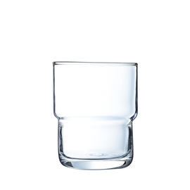 stacking cup 16 cl LOG with mark; 0,1l /-/ glass Ø 63 mm H 80 mm product photo