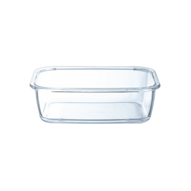 storage container 0.38 ltr FOOD BOX glass rectangular 146 mm x 110 mm H 54 mm product photo