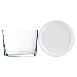 CLEARANCE | bowl 220 ml with lid Onctuose glass round Ø 85 mm H 60 mm product photo