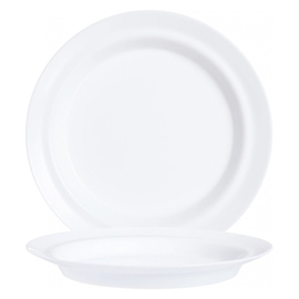 plate flat AUTONOMY tempered glass Ø 230 mm H 27 mm product photo