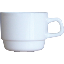 cup RESTAURANT WHITE 250 ml tempered glass product photo