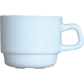 cup RESTAURANT WHITE 80 ml tempered glass product photo