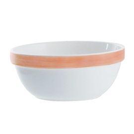 stacking bowl 900 ml BRUSH ORANGE tempered glass Ø 170 mm H 77 mm product photo