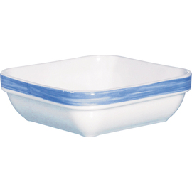 stacking bowl 220 ml BRUSH BLUE tempered glass L 115 mm W 115 mm H 36 mm product photo