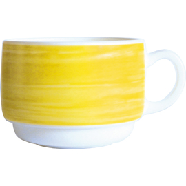 cup BRUSH YELLOW 190 ml tempered glass product photo
