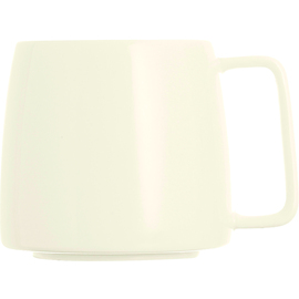 mug FJORDS with handle 300 ml porcelain cream white  H 82 mm product photo