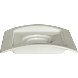 CLEARANCE | saucer MERA porcelain rectangular white product photo