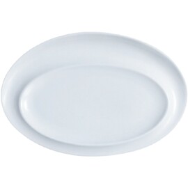 plate SCENARI porcelain cream white oval | 340 mm  x 260 mm product photo
