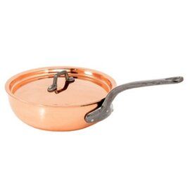 sauteuse 1.8 ltr stainless steel copper 2.5 mm with lid  Ø 200 mm  H 70 mm product photo