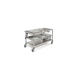 food serving trolley heatable  • 3 basins product photo