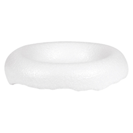 bowl | stoneware | white Ø 165 mm H 45 mm product photo