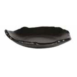 gourmet plate | stoneware | black Ø 207 mm H 44 mm product photo