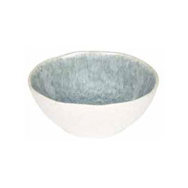 bowl POKE CIRRUS | stoneware | blue | white with decor | 900 ml Ø 180 mm product photo