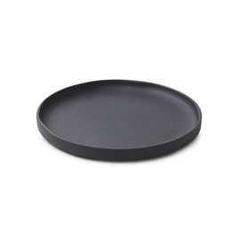 serving platter | plate Caractère | porcelain | black Ø 210 mm H 20 mm product photo