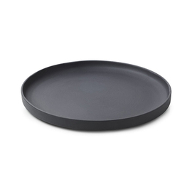 serving platter | plate Caractère | porcelain | black Ø 260 mm H 22 mm product photo