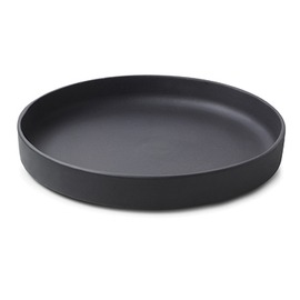 serving platter | plate Caractère | porcelain | black Ø 230 mm H 33 mm product photo