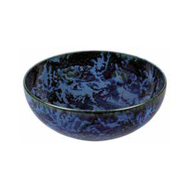 bowl SHAN | porcelain | blue|black with decor | 850 ml Ø 180 mm product photo
