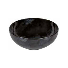 bowl NEBULEUSE | porcelain | black | grey with decor | 850 ml Ø 180 mm product photo
