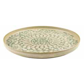 plate ESMERALDA Flat with straight edge Ø 250 mm H 20 mm product photo