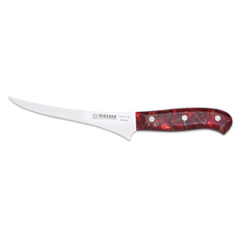 fish filetting knife | boning knife PREMIUMCUT Filet No 1 Red Diamond | blade length 17 cm slightly flexible | curved product photo