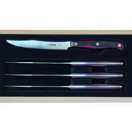 steak knife set PREMIUMCUT Rocking Chef 4-part | blade length 12 cm product photo