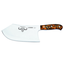 butcher's knife | cleaver PREMIUMCUT Butcher No 1 Spicy Orange | blade length 22 cm product photo