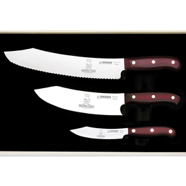 knife set PREMIUMCUT Set No. III Rocking Chef bread knife | chef's knife | office knife | blade length 25 cm | 20 cm | 10 cm product photo