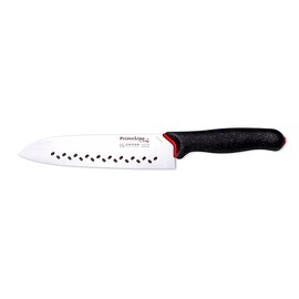 santoku Mano PRIME LINE CHEF straight blade perforated smooth cut | black | blade length 19 cm product photo