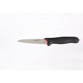 kitchen knife PRIME LINE CHEF medium sharp smooth cut  | short handle nose | black | blade length 13 cm product photo