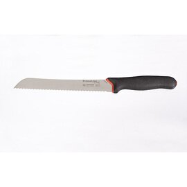 bread knife PRIME LINE CHEF straight blade serrated serrated edge | black | blade length 21 cm  L 36.5 cm product photo