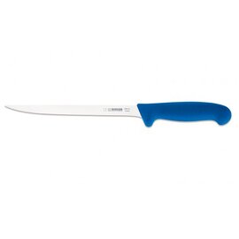 fish filleting knife straight blade flexibel smooth cut | blue | blade length 21 cm  L 26.5 cm product photo