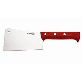 cleaver straight blade smooth cut | red | blade length 18 cm  L 38 cm product photo