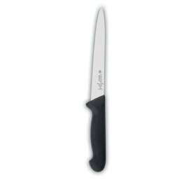 fillet knife straight blade very flexible smooth cut | black | blade length 22 cm  L 36 cm product photo