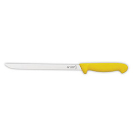 liver sausage knife extra slim straight blade bleed wave | yellow | blade length 21 cm  L 35 cm product photo