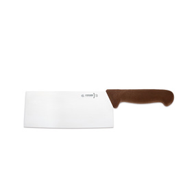 Chinese cleaver | handle colour brown | blade length 19 cm product photo
