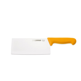 Chinese cleaver | handle colour yellow | blade length 19 cm product photo