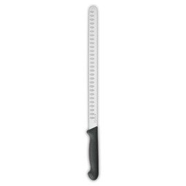salmon knife narrow straight blade flexibel hollow grind blade | black | blade length 31 cm  L 42.5 cm product photo