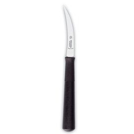 CLEARANCE | carving knife narrow angled smooth cut | black | blade length 6 cm  L 15 cm product photo