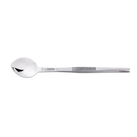 spoon tweezer stainless steel L 270 mm jaw details spoon product photo