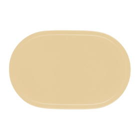 table mat vinyl beige oval | 455 mm x 290 mm product photo
